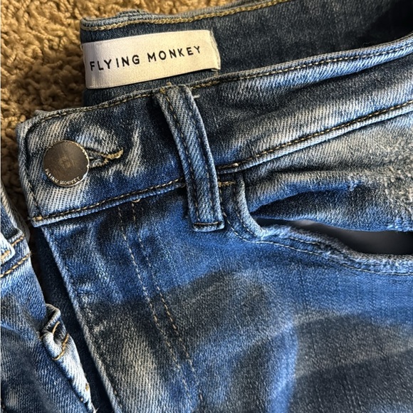 Flying Monkey Distressed Denim Jeans Collection - Picture 4 of 7